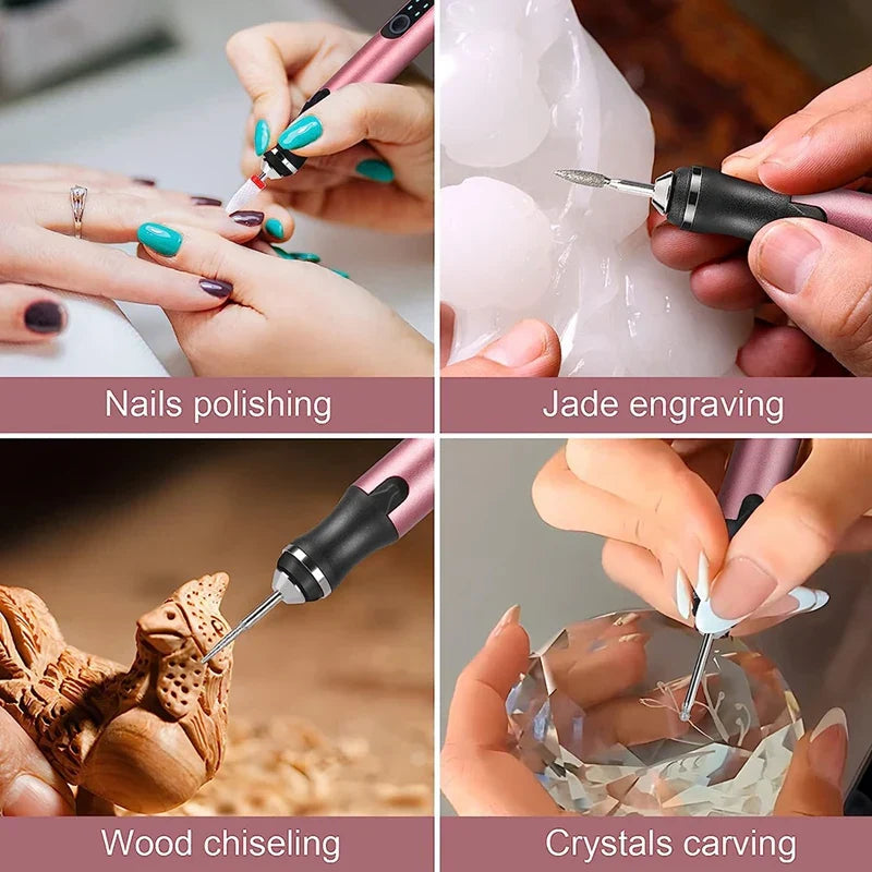 cordless engraving pen diy projects 50 surfaces