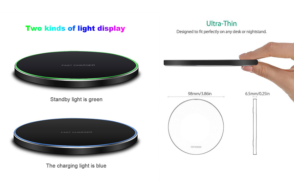 30w fast wireless charging pad usb c magsafe charger iphone samsung an