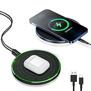 30w fast wireless charging pad usb c magsafe charger iphone samsung an