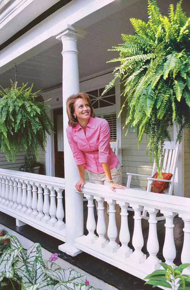 uv resistant lifelike artificial boston fern outdoor decor