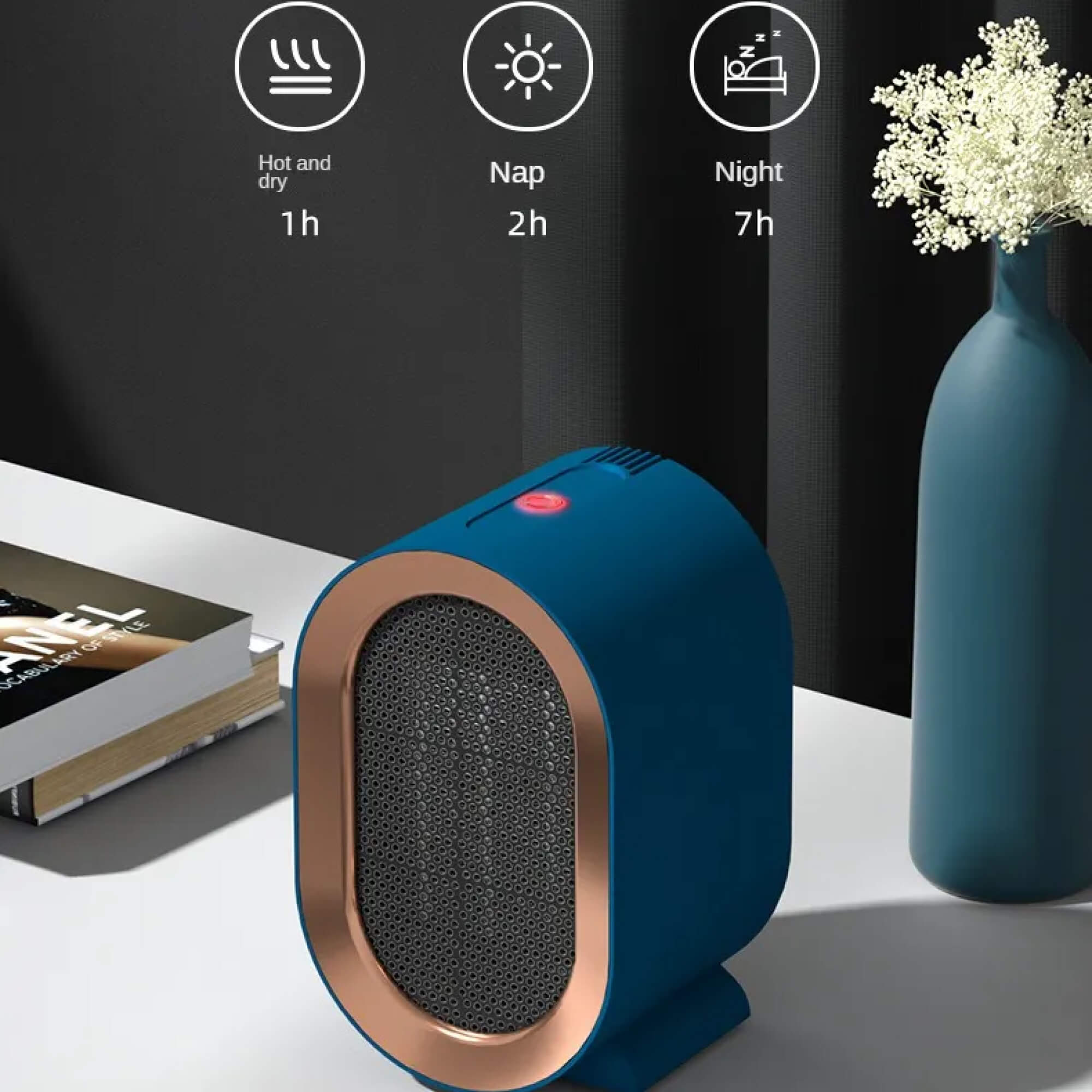 small energy efficient portable electric heater