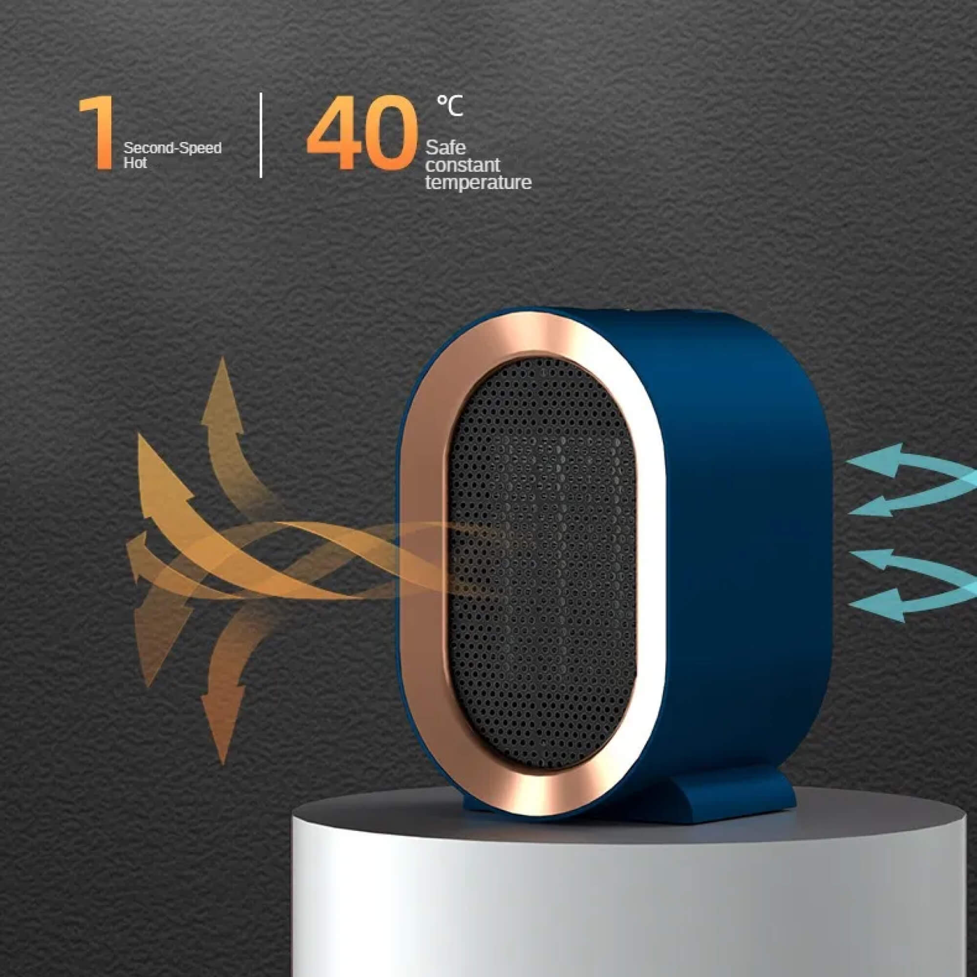 small energy efficient portable electric heater