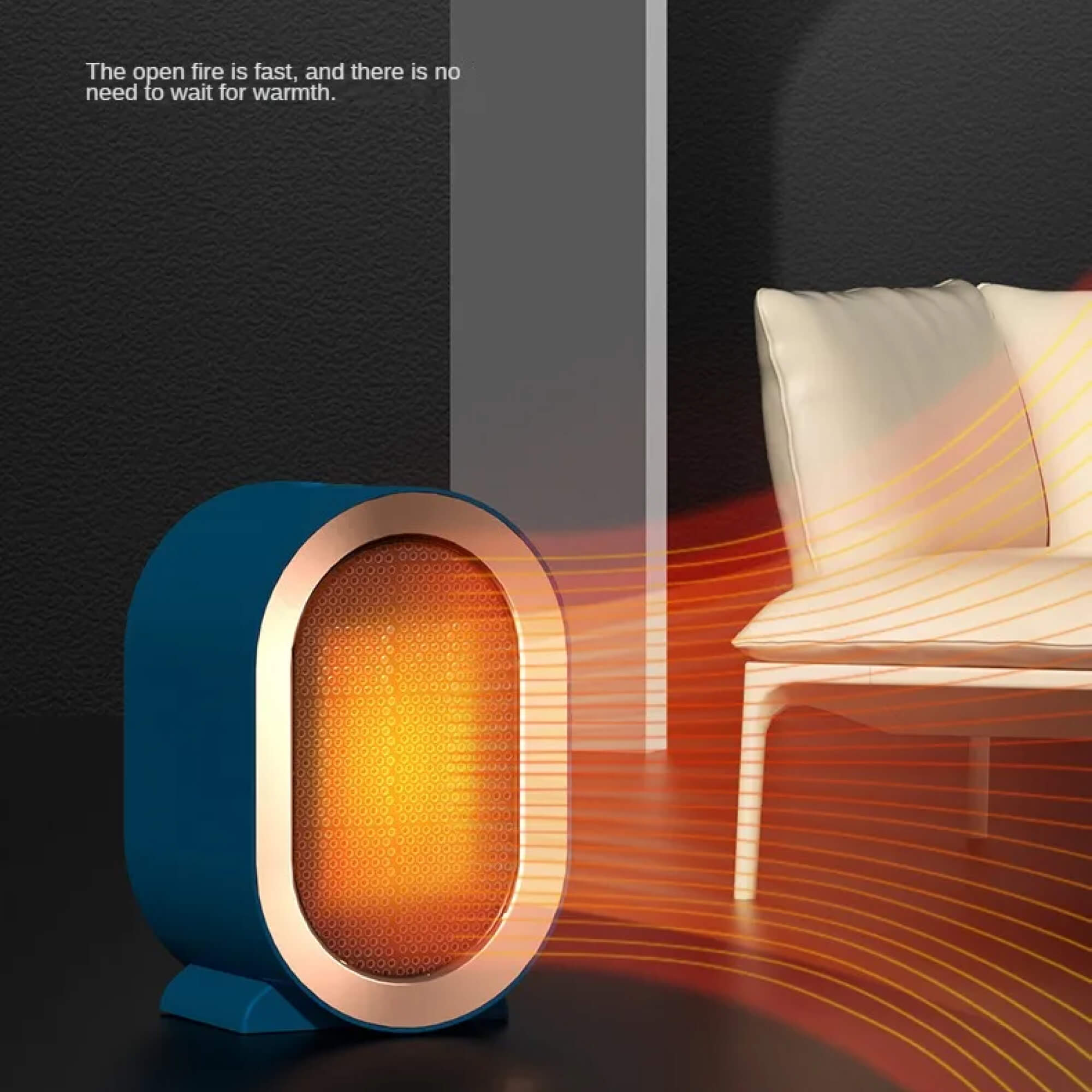 small energy efficient portable electric heater