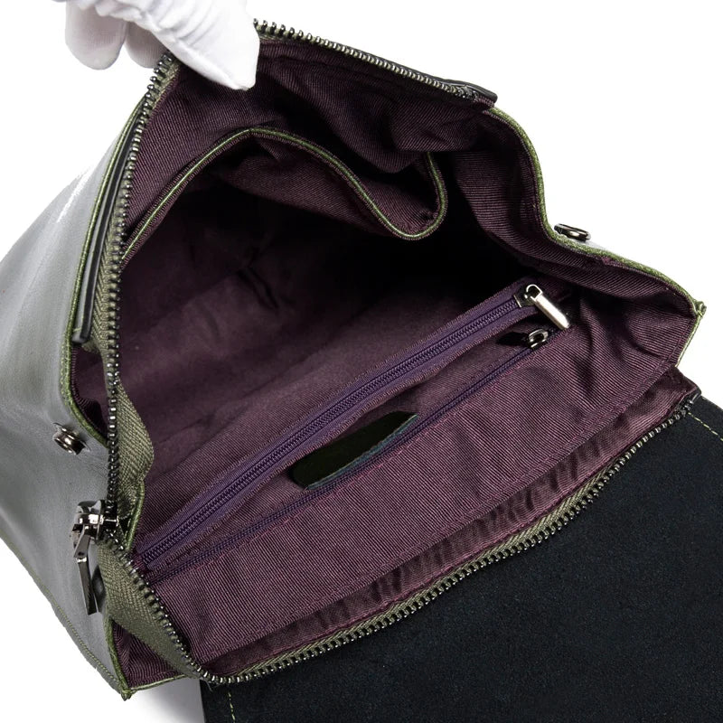 trendy leather backpack women stylish versatile durable