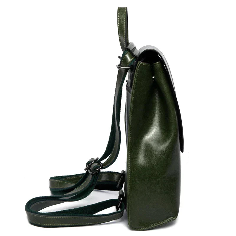 trendy leather backpack women stylish versatile durable