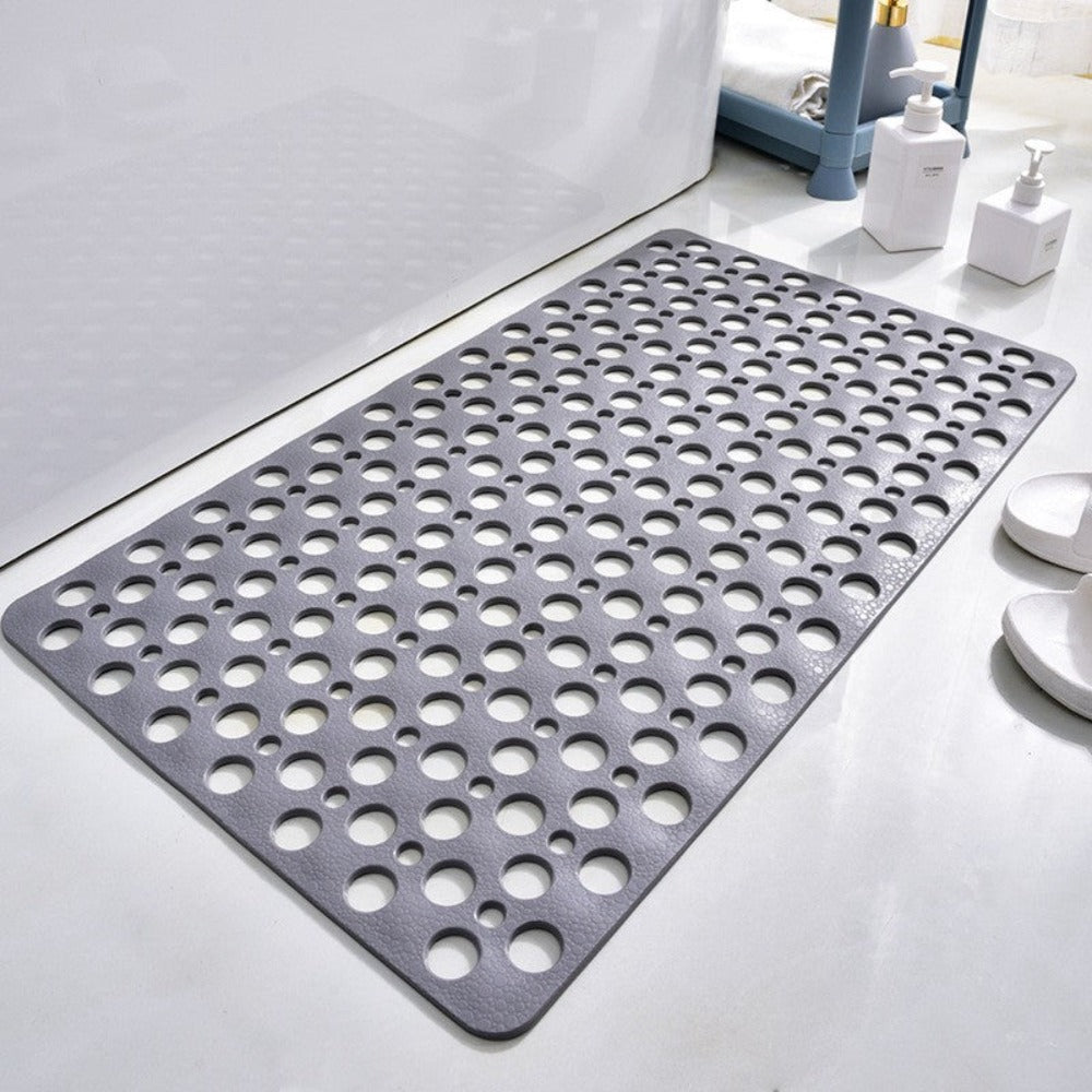 aquaguard non slip shower mat anti skid grip quick drainage