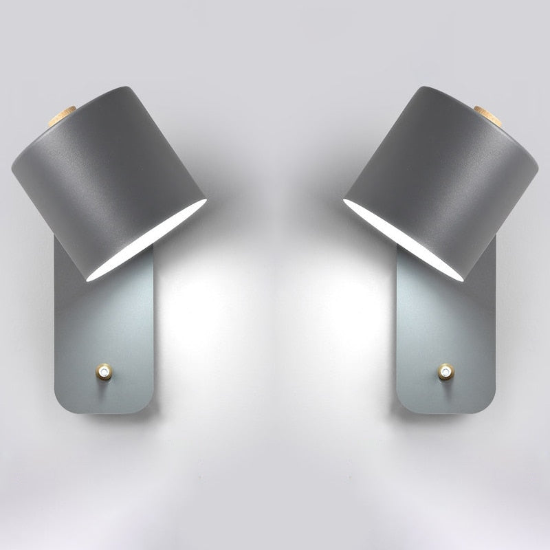 modern led wall light switch indoor sconce home decor