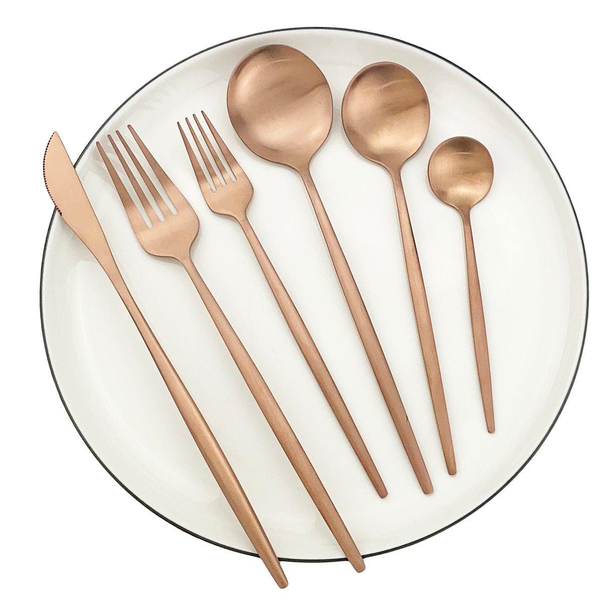 torin minimalist 36 piece cutlery set premium stainless steel