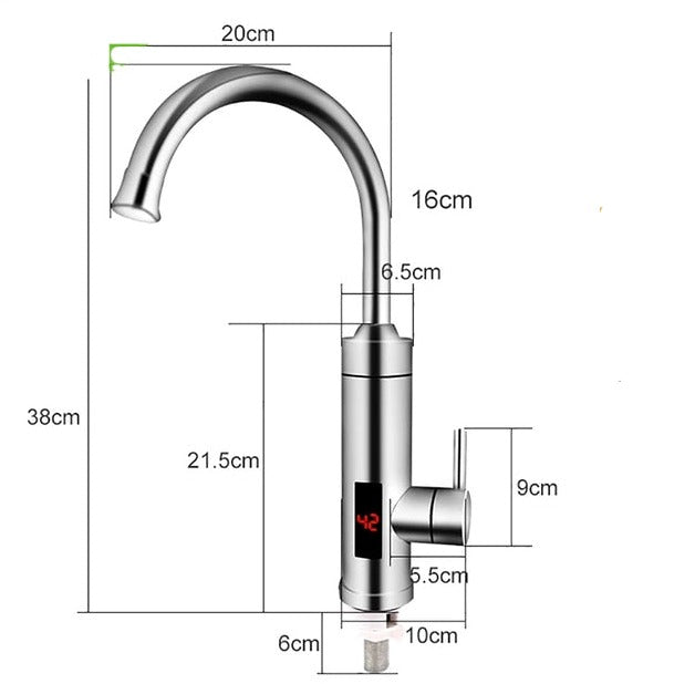electric kitchen faucet instant hot cold water efficiency