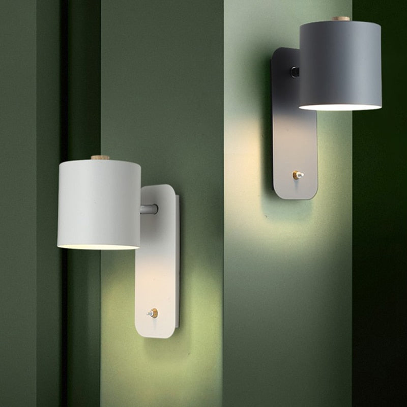 modern led wall light switch indoor sconce home decor