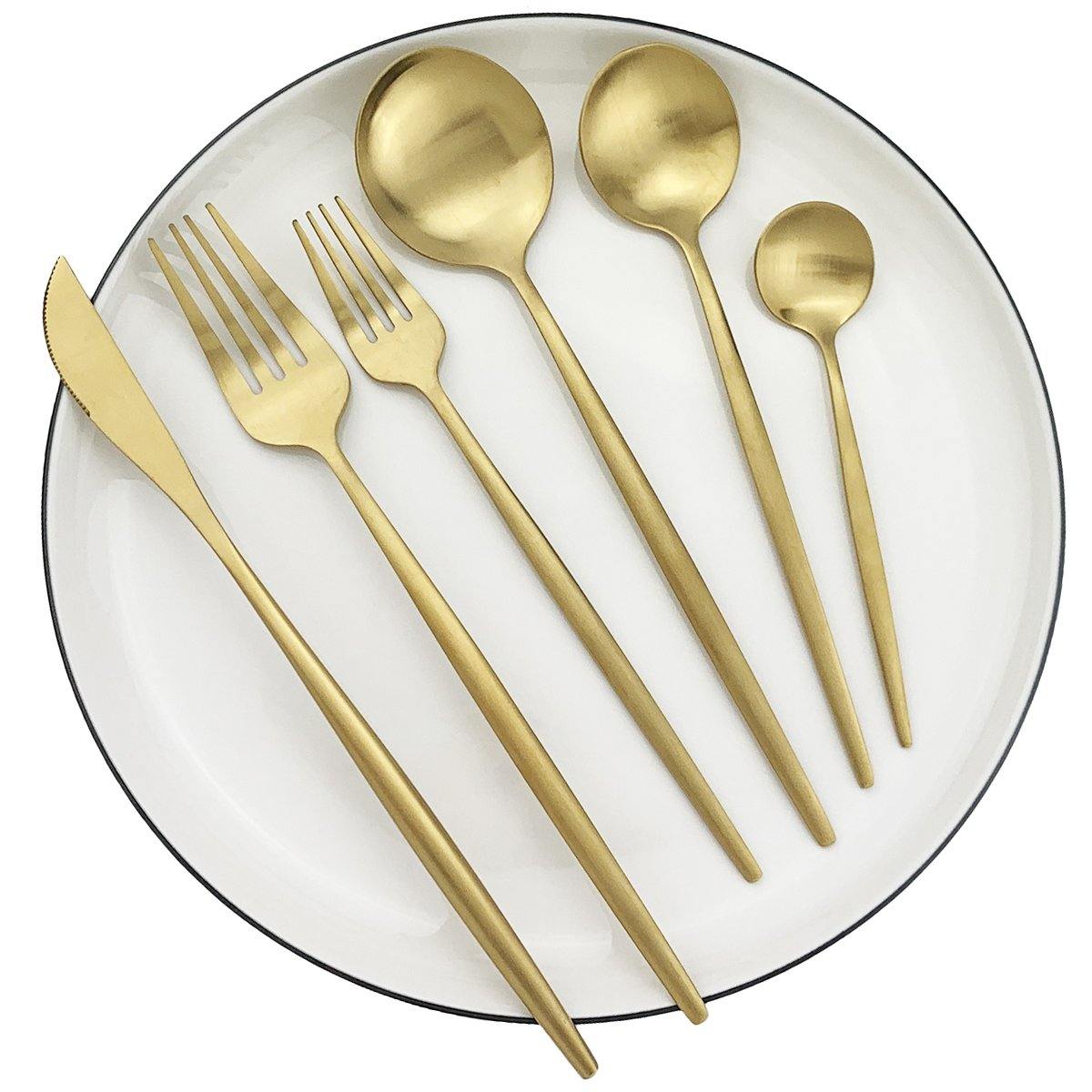 torin minimalist 36 piece cutlery set premium stainless steel