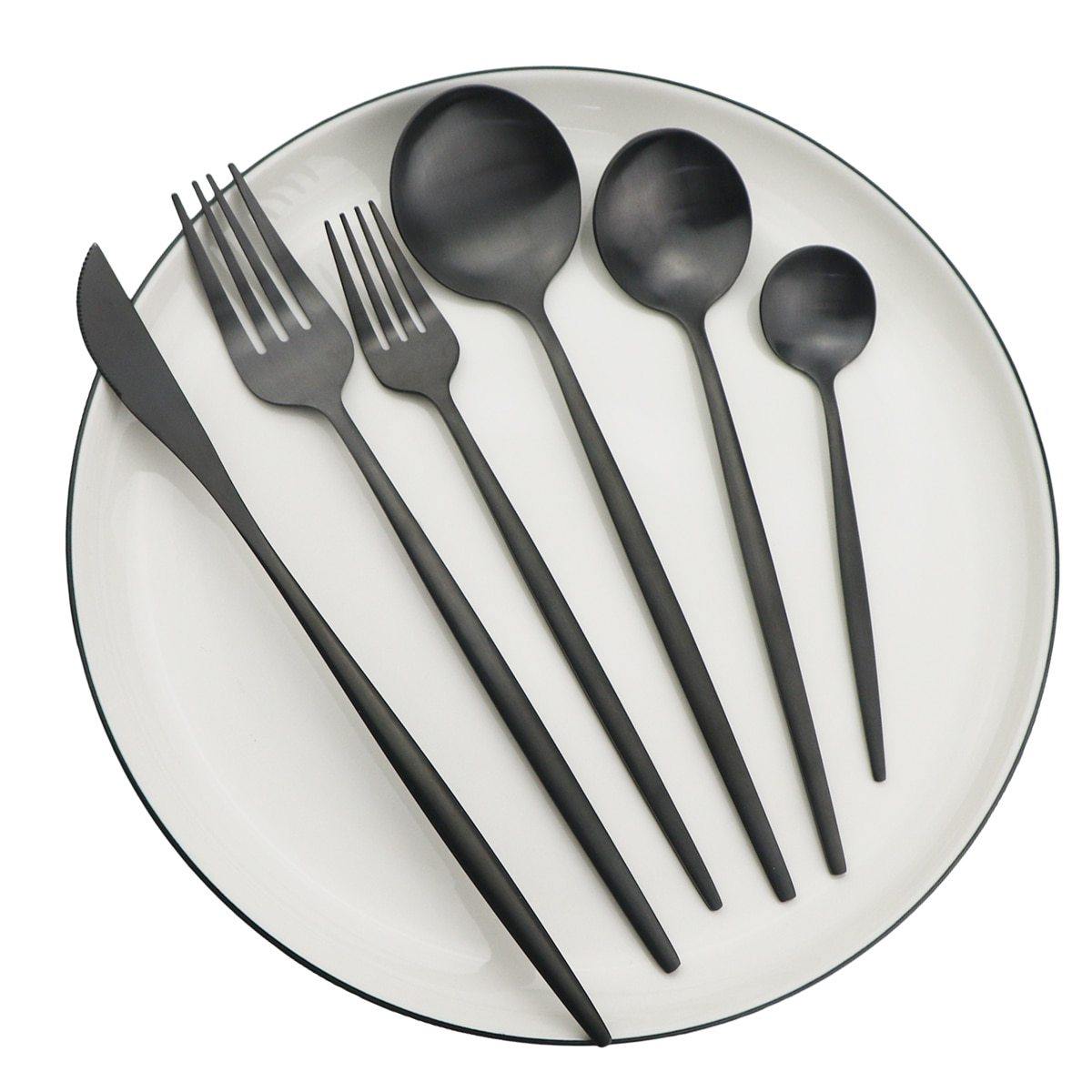torin minimalist 36 piece cutlery set premium stainless steel
