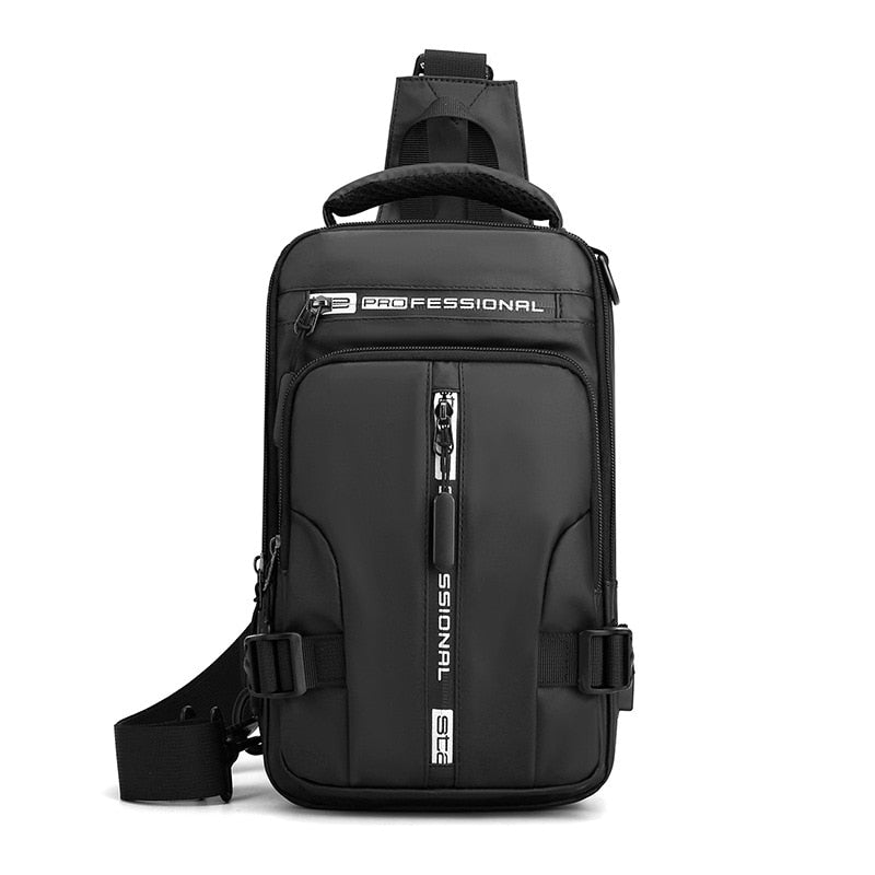 waterproof oxford crossbody bag anti theft usb charging multi pocket