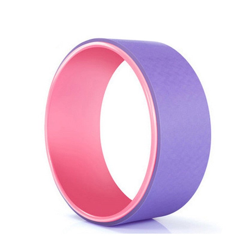 yoga wheel support flexibility strength back pain relief