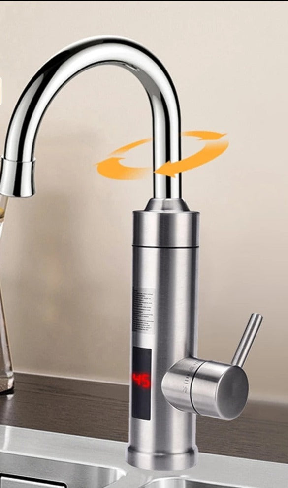 electric kitchen faucet instant hot cold water efficiency
