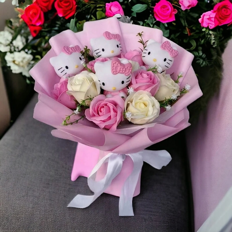 sanrio hello kitty flower bouquet