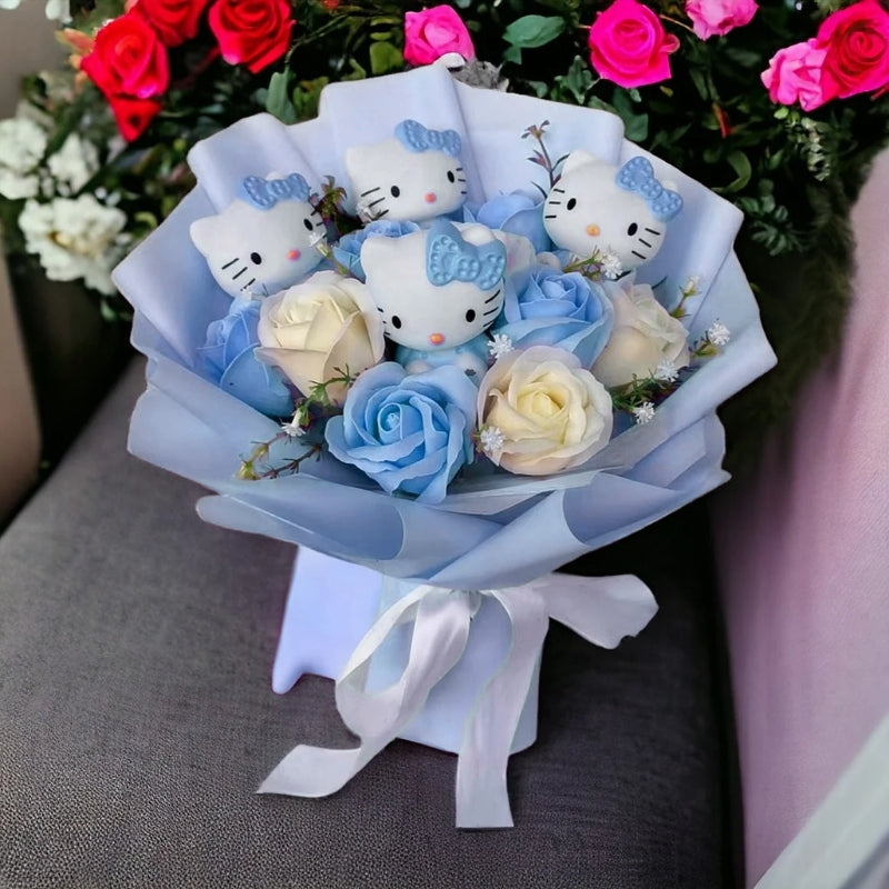 sanrio hello kitty flower bouquet