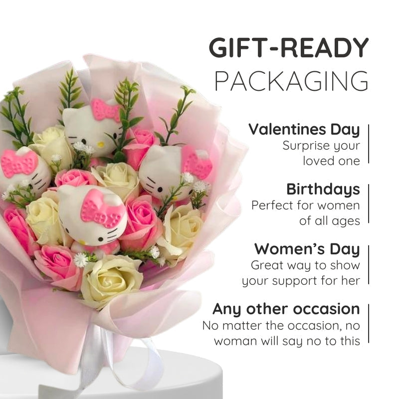 sanrio hello kitty flower bouquet
