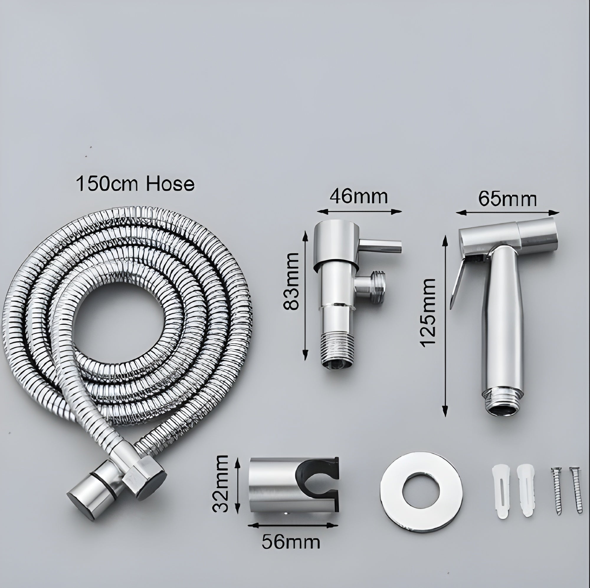 silkstream stainless steel bidet sprayer handheld shower