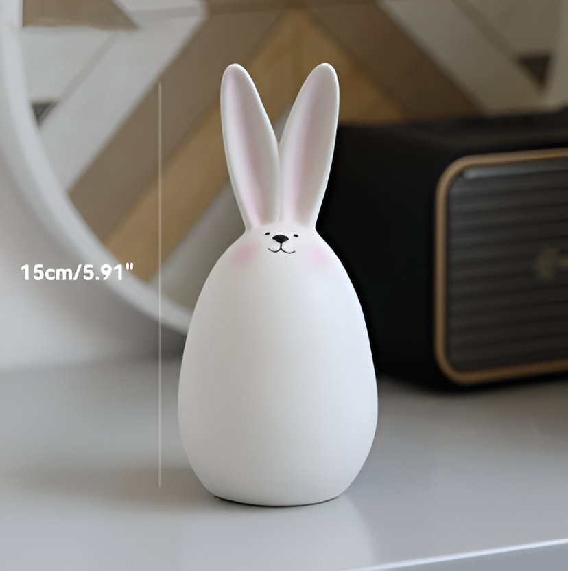 coney bliss minimalist ceramic bunny white easter figurine decor