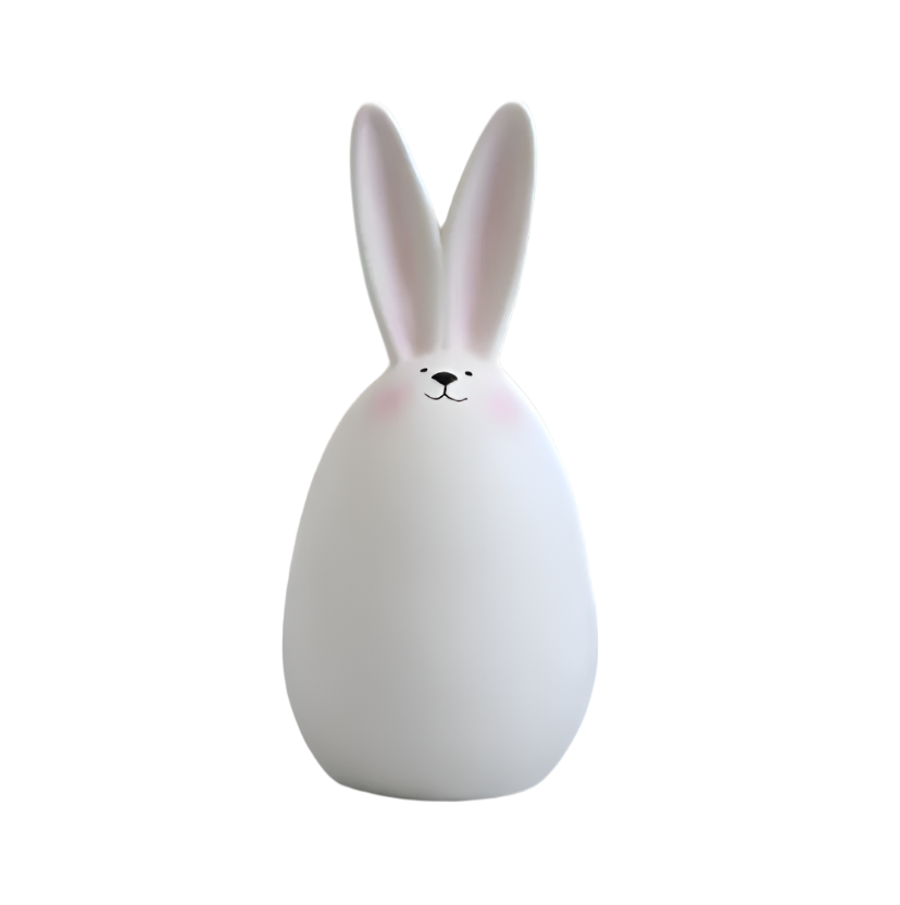 coney bliss minimalist ceramic bunny white easter figurine decor