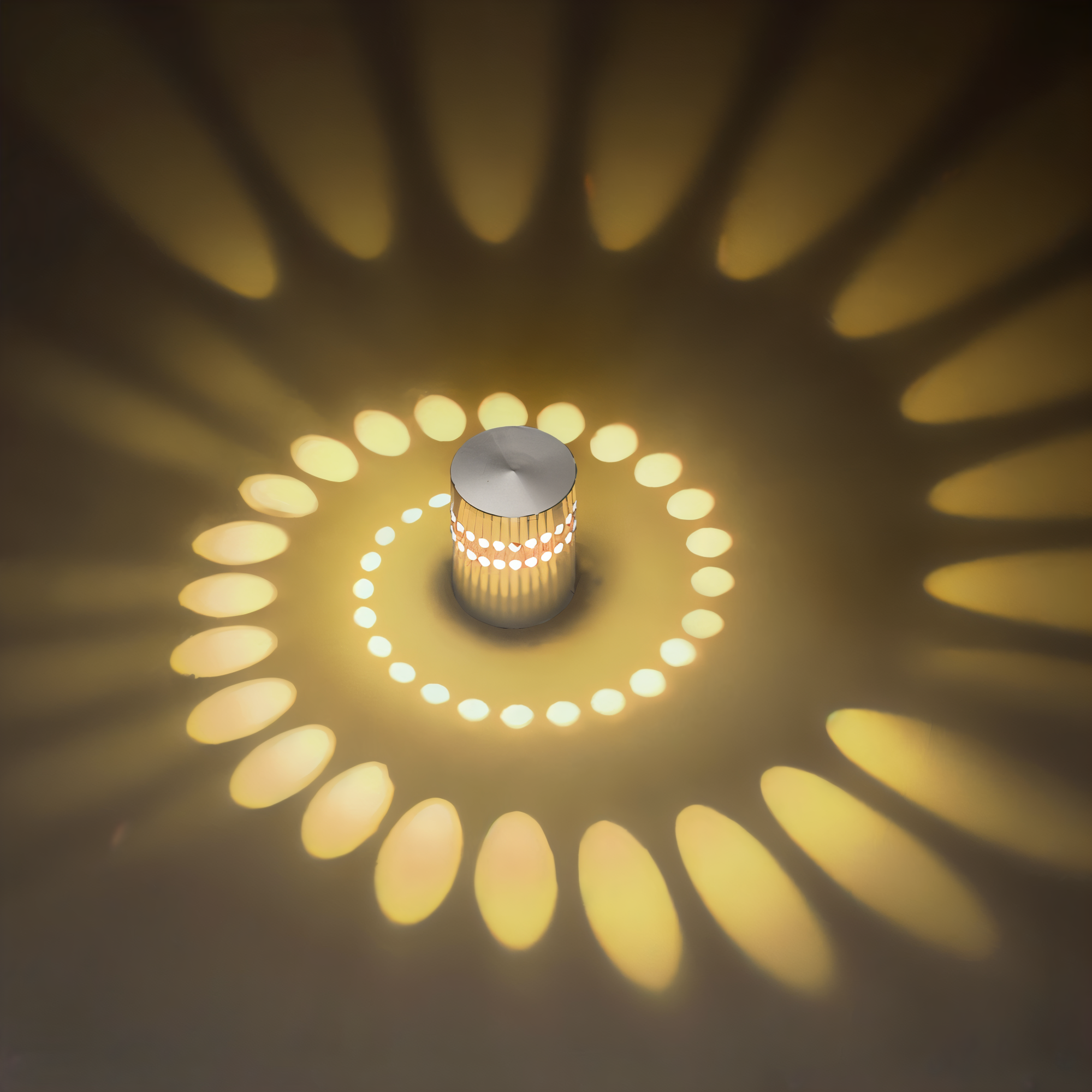 luminblast colourful spiral cylinder led wall light modern indoor ligh
