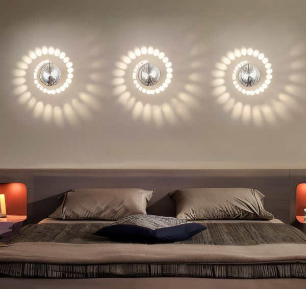 luminblast colourful spiral cylinder led wall light modern indoor ligh