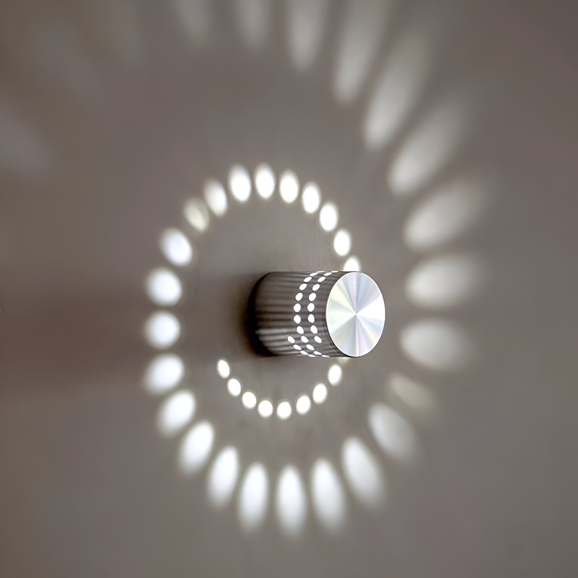 luminblast colourful spiral cylinder led wall light modern indoor ligh