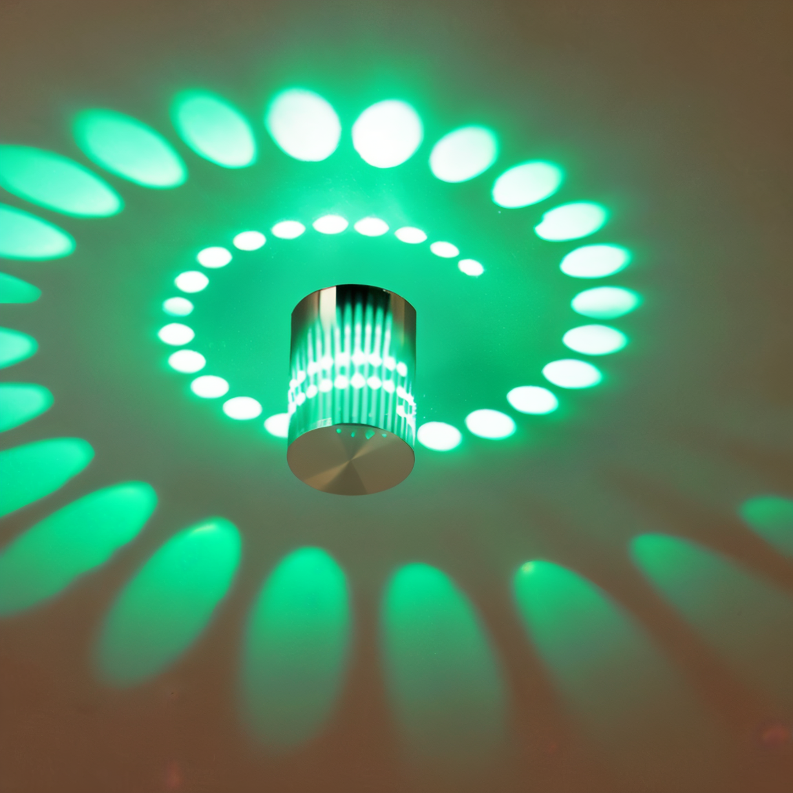 luminblast colourful spiral cylinder led wall light modern indoor ligh