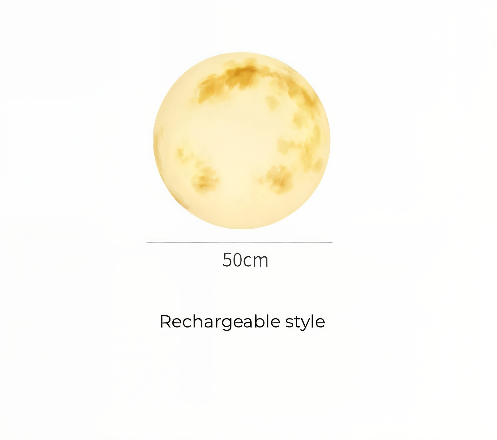 lunalumena solar garden moon light ip65 waterproof led lamp
