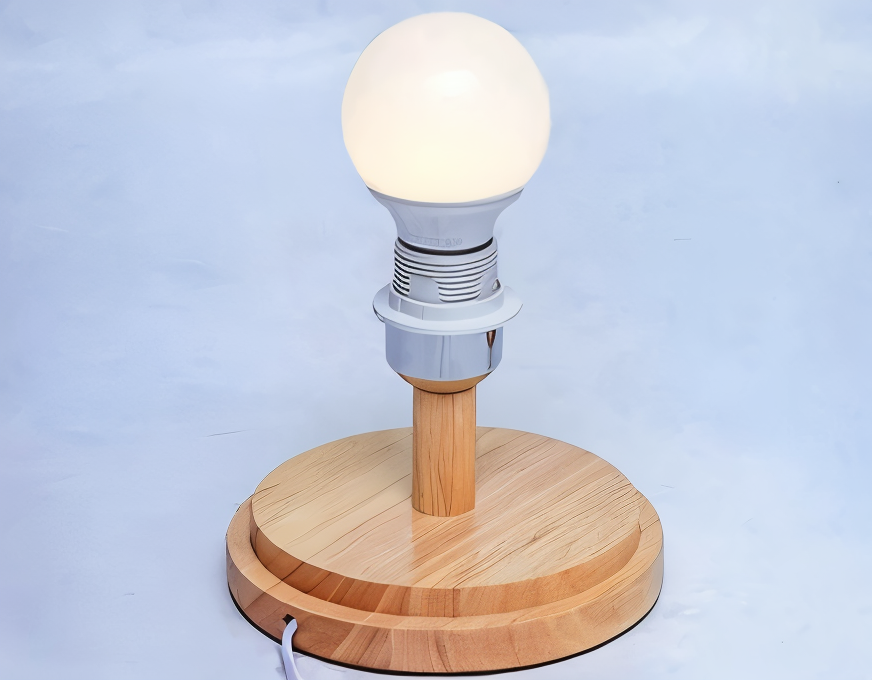 NatureHue Vintage Bamboo Rattan Desk Lamp.  A unique, eco-friendly bamboo and rattan desk lamp, perfect for adding a touch of boho style to any room.