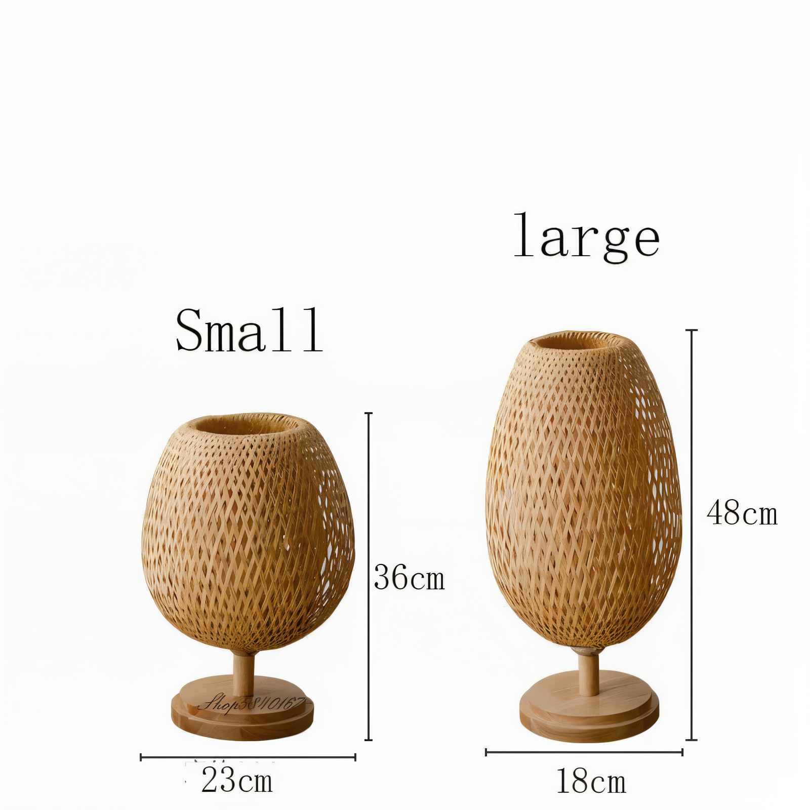 NatureHue Vintage Bamboo Rattan Desk Lamp.  A unique, eco-friendly bamboo and rattan desk lamp, perfect for adding a touch of boho style to any room.