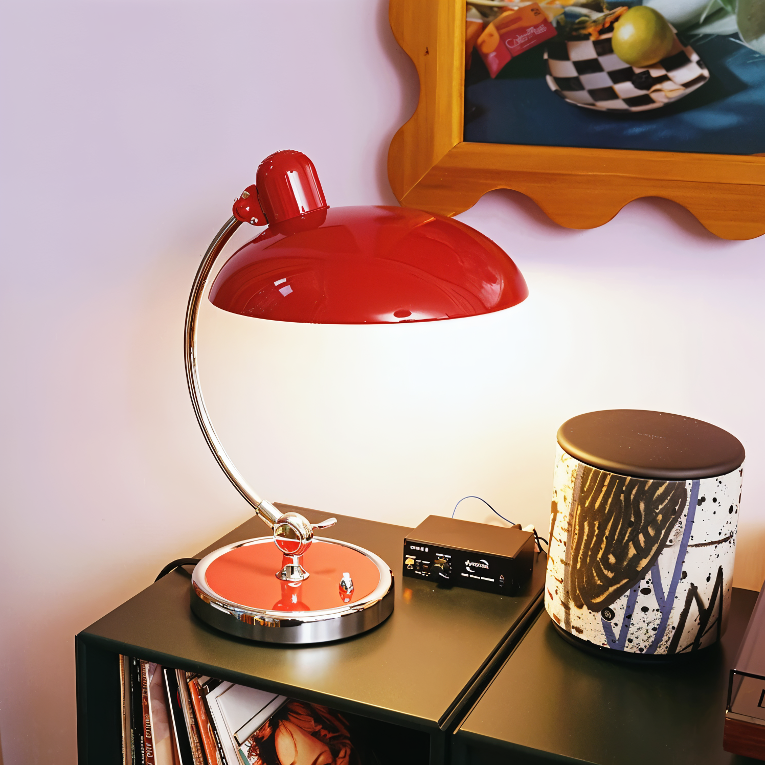 nostachic adjustable vintage iron dome table lamp