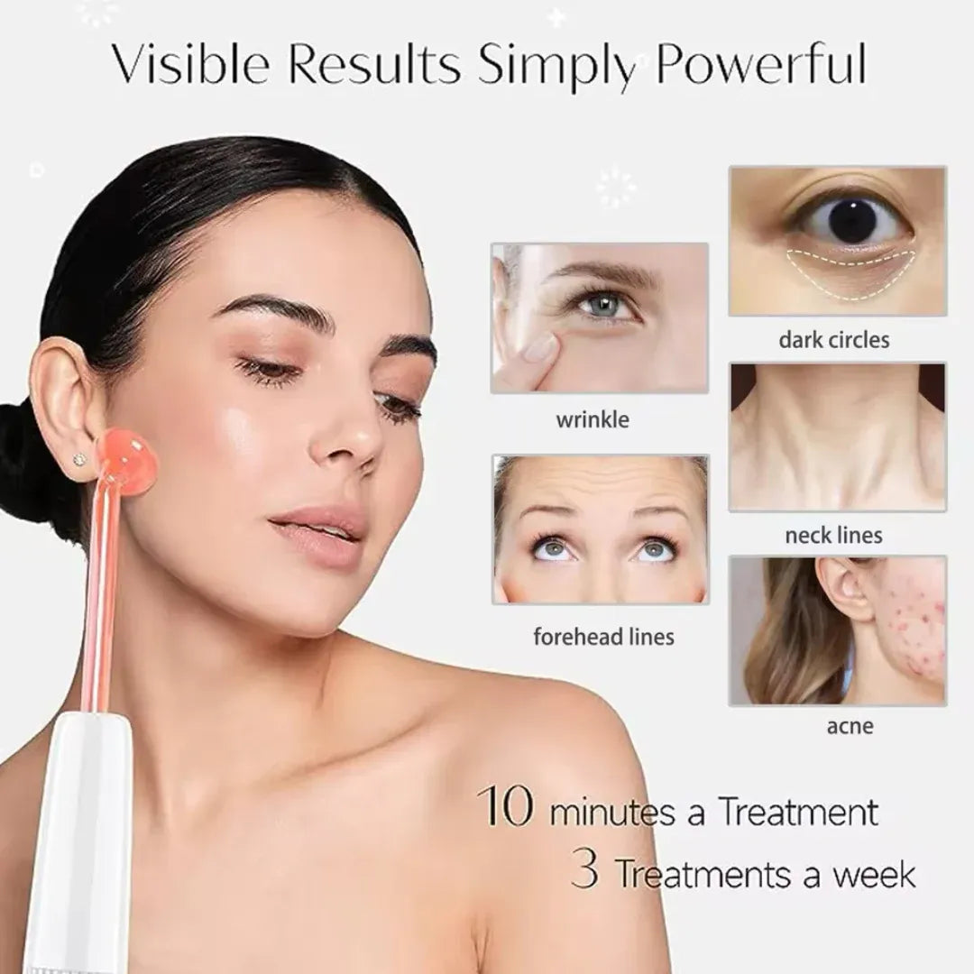 professional high frequency facial wand anti aging rejuvenation