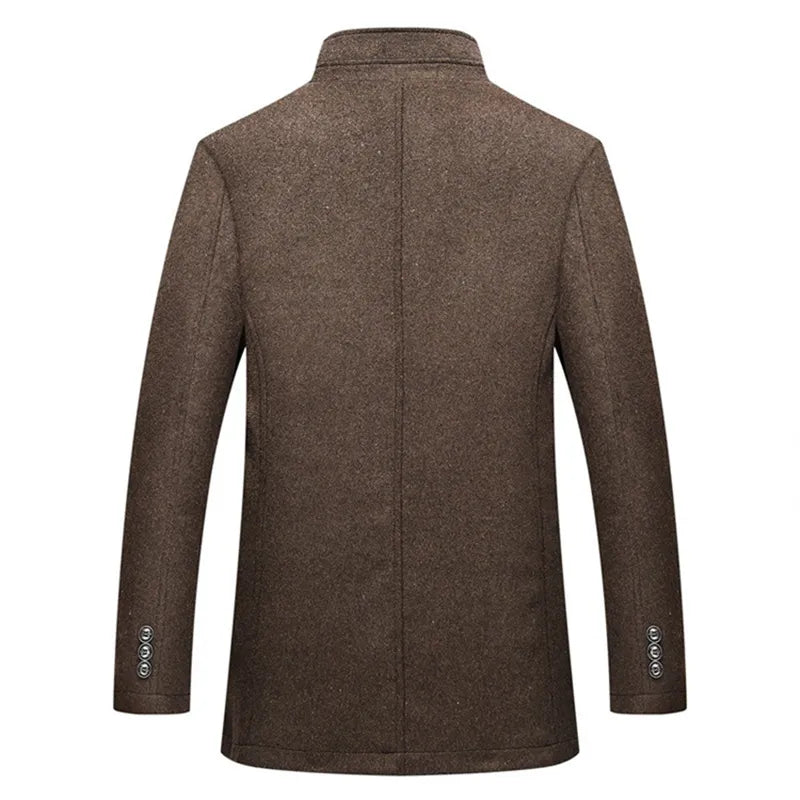 kenneth classic wool coat modern elegance