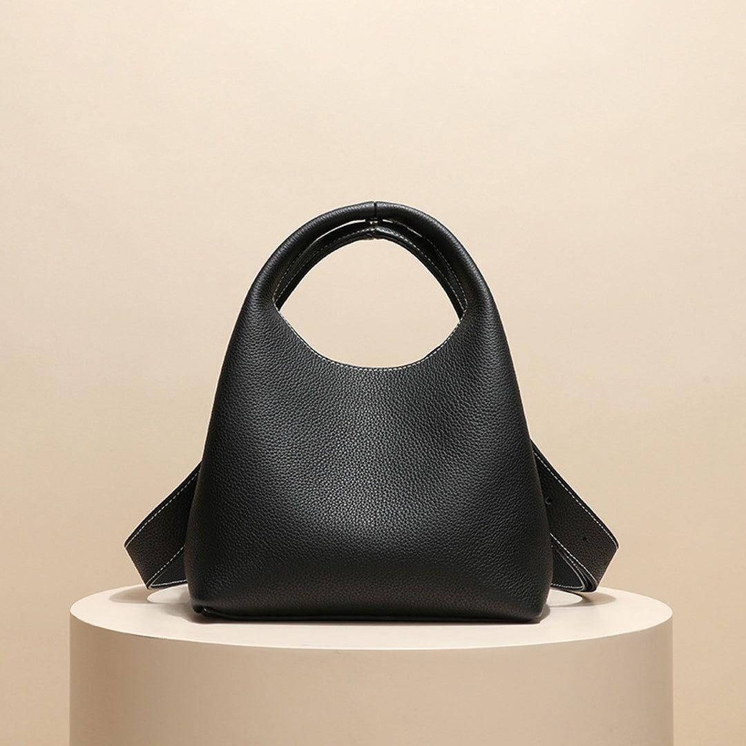 luxury genuine leather retro shoulder bag for women