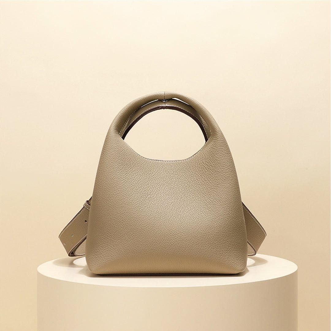 luxury genuine leather retro shoulder bag for women