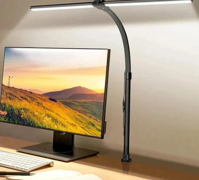 modern dual head led desk lamp stylish office light