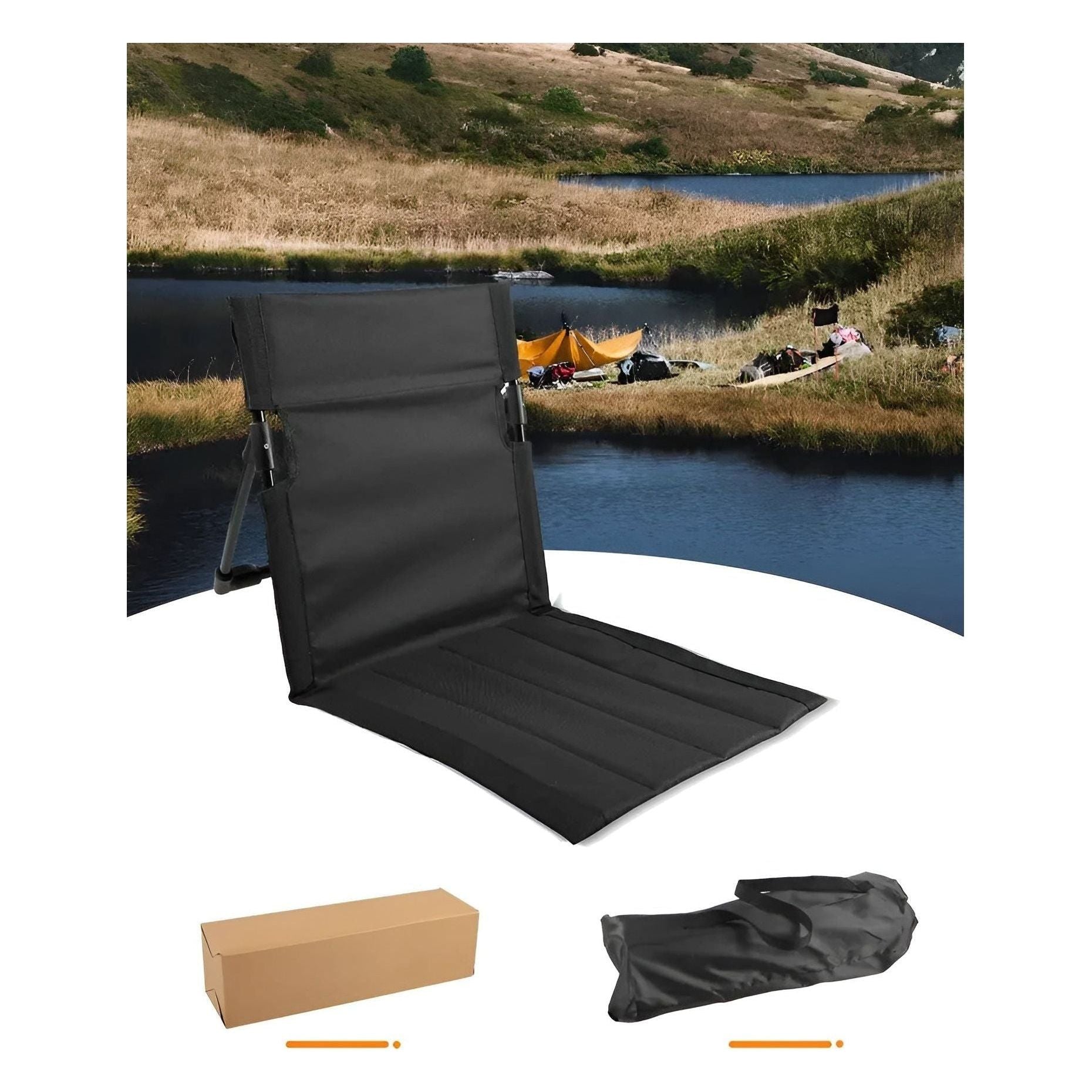 leisurefold lightweight portable folding camping chair outdoor comfort