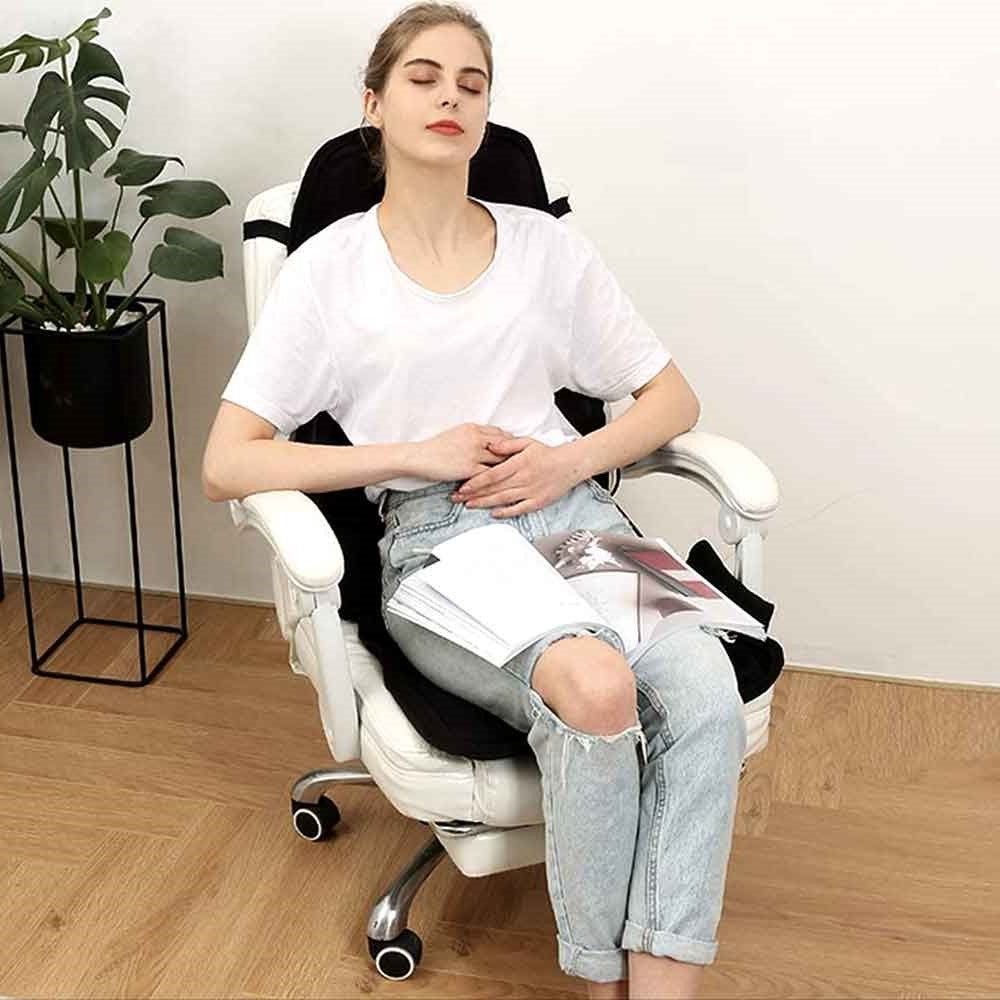 8 mode heated massage chair pad back neck full body relaxation
