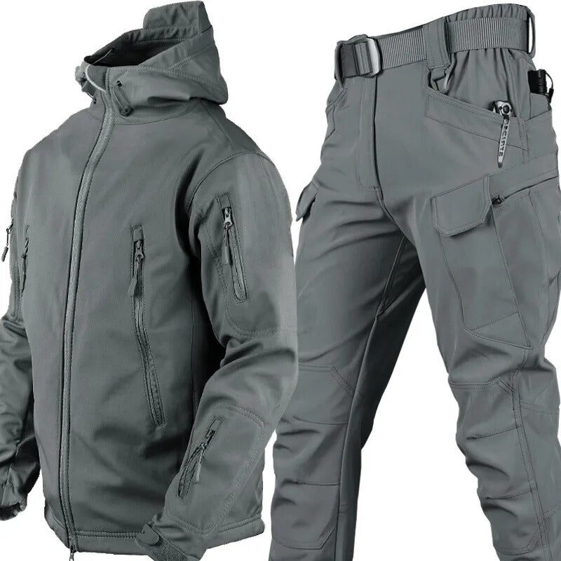 maxshield waterproof windproof outdoor set fleece lining six pockets