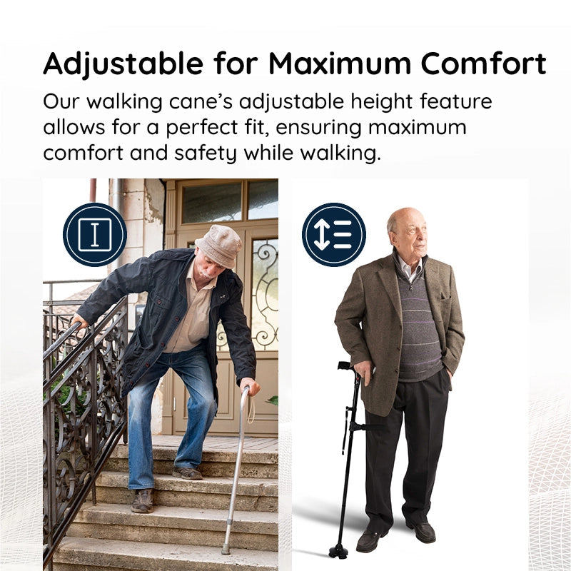 multi functional foldable led cane