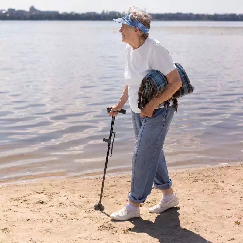 multi functional foldable led cane