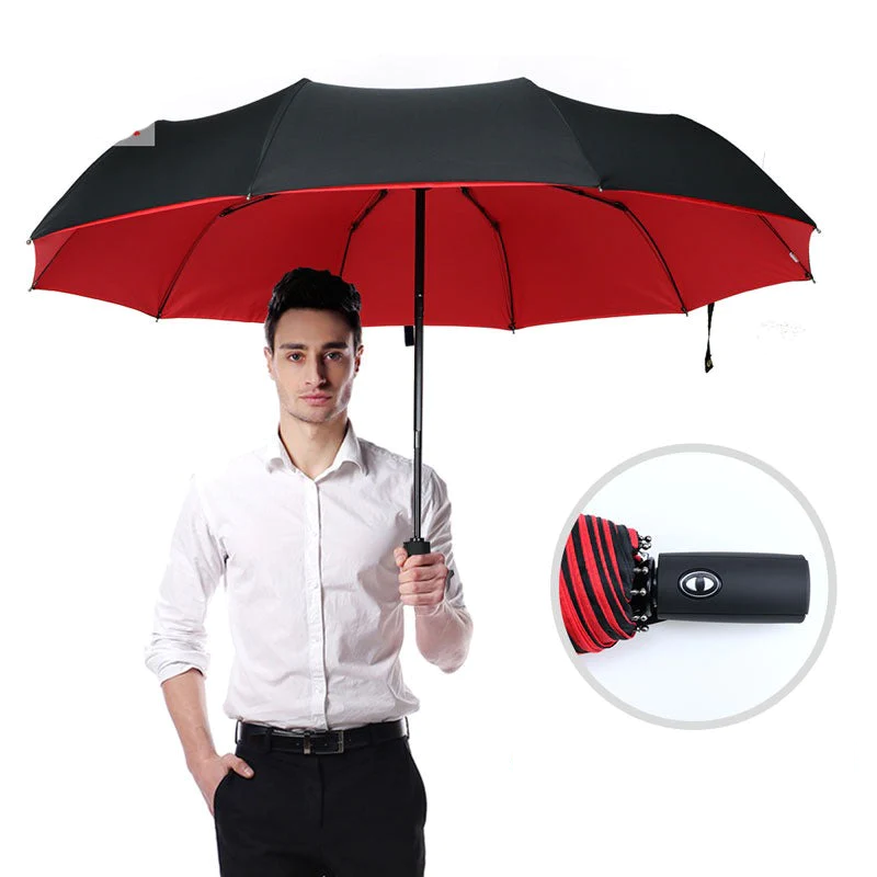 windproof storm umbrella durable compact lightweight