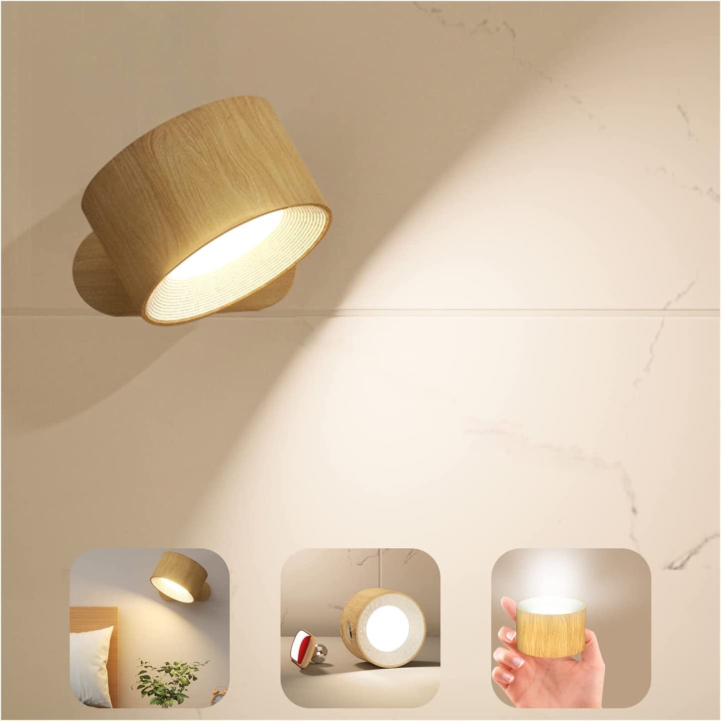 eternity glow wireless led wall light remote control timer