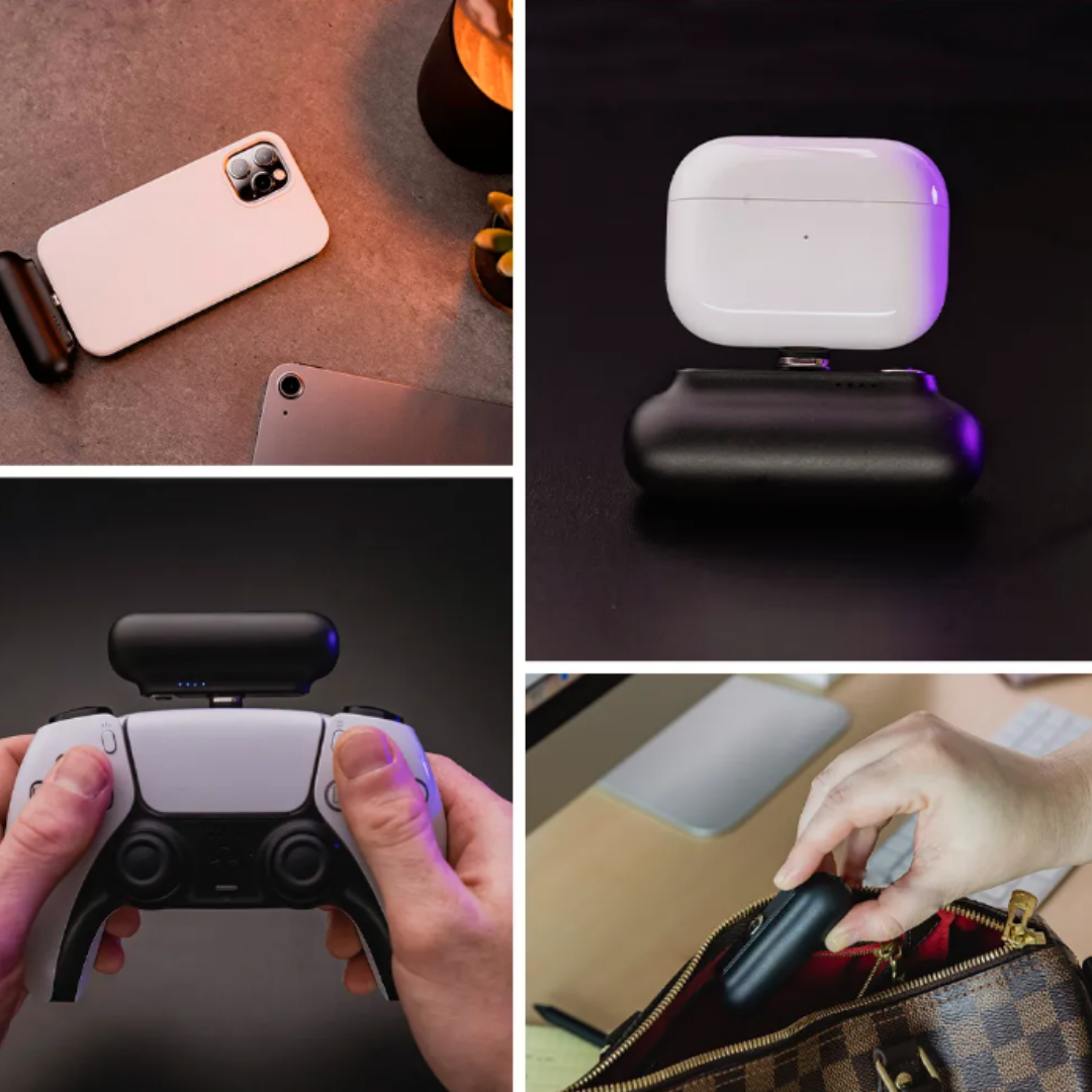 universal mini magnetic power bank for phones airpods controllers