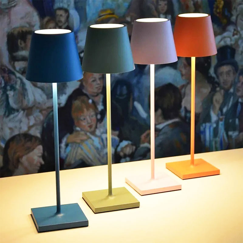 modern rechargeable led wireless table lamp sale