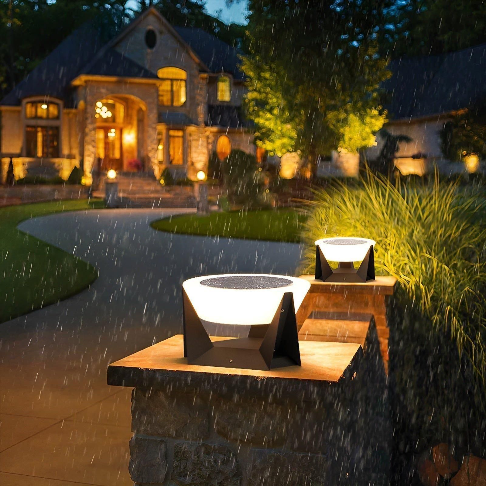 luxio solar luxury japanese garden lamp