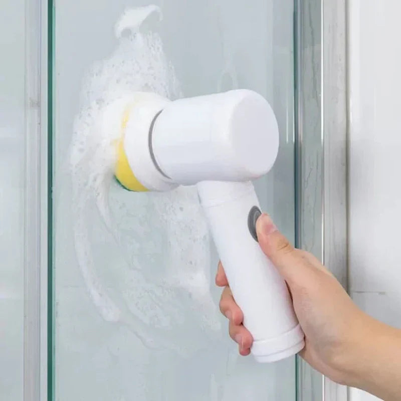 powerscrub compact cordless electric scrubber brush attachments