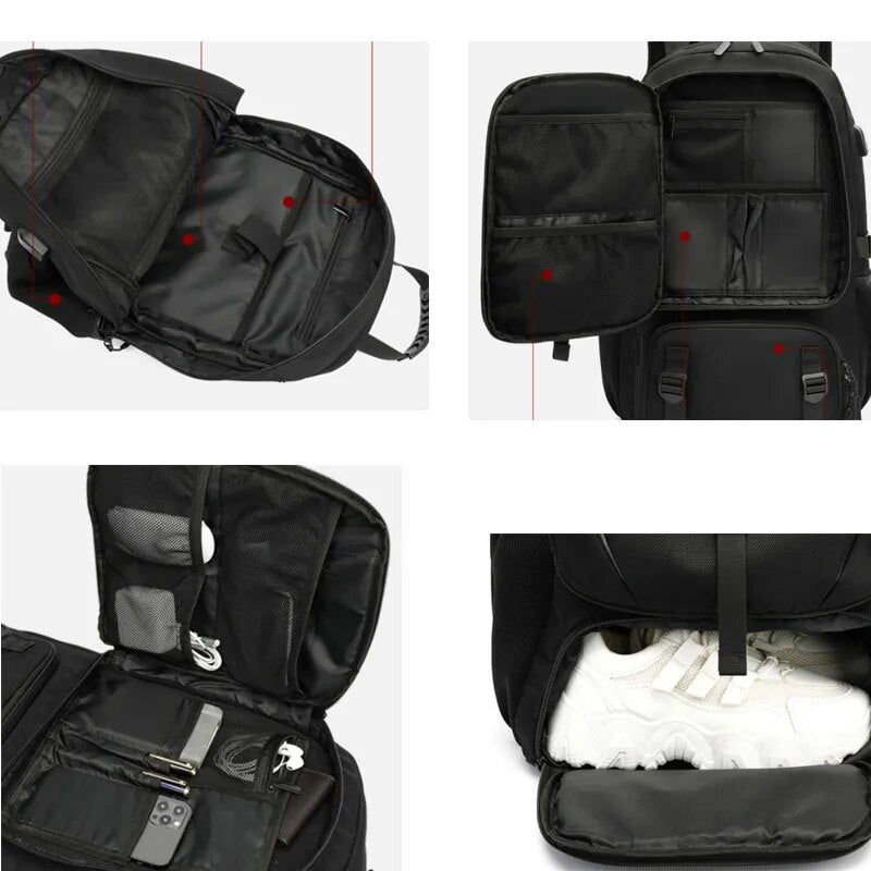 tech trek pro 50 80l ultimate backpack usb charging durable spacious